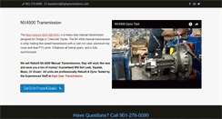 Desktop Screenshot of nv4500transmission.com
